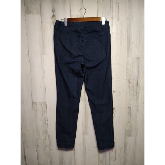 Soft Surroundings Pull On Leggings Jeans Blue Size S - Picture 1 of 8
